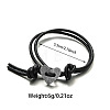 Heart Imitation Leather Cord Bracelets FS-WG388D3-02-2
