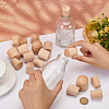 18Pcs 6 Style Bamboo Bottle Stoppers FIND-BC0002-86-3