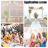 1Pc Polyester Bowknot Congratuation Banners FEPA-CP0001-04-5