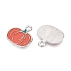 Alloy Enamel Pendants ENAM-Q003-10P-2