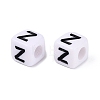 Opaque Acrylic Beads SACR-N020-04A-Z-3