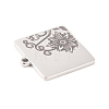 Non-Tarnish 304 Stainless Steel Pendants STAS-P299-08P-2