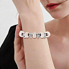 50Pcs Skull Alloy European Beads MPDL-PA0001-02-5