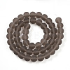 Transparent Glass Beads Strands GLAA-T032-T8mm-MD02-2