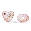 Transparent Frosted Spray Painted Acrylic Beads X1-FACR-TAC0004-02C-2