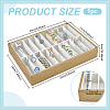 20 Grids PU Leather Bangle Organizer Display Trays BDIS-WH0008-19A-2