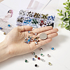 300Pcs 10 Colors Electroplate Transparent Glass Beads EGLA-SW0001-02-14