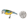 Bird Platinum Alloy Enamel Brooches JEWB-I035-08P-04-3