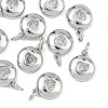 SHEGRACE Valentine's Day Brass Clear Cubic Zirconia Charms XGRQ3P533-594P-1