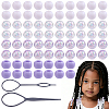 60Pcs 2 Colors Opaque Acrylic Beads DIY-PA0002-19A-1
