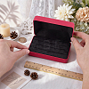 Rectangle PU Leather Ring Organizer Boxes CON-WH0089-240B-3