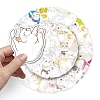 50Pcs Cat PET Waterproof Stickers PW-WG45CF9-01-6