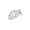 Brass Glass Charms KK-A269-51P-2