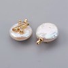 Natural Cultured Freshwater Pearl Pendants PEAR-F008-30G-X-2