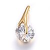 Cubic Zirconia Charms STAS-P216-10G-1