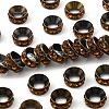 Brass Rhinestone Spacer Beads RB-A020-10mm-15AB-1