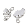 Fruit 304 Stainless Steel Charms STAS-H242-03P-07-2