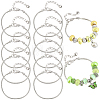 10Pcs Brass European Style Bracelets for Jewelry Making KK-PA0001-20-1