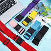 6Pcs 6 Colors Polyester Adjustable Luggage Straps FIND-CP0001-21-5
