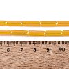 Electroplate Imitation Jade Glass Beads Strands EGLA-Q132-02A-A05-4
