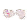 Printed Translucent Epoxy Resin Cabochons LS-RESI-XCP0002-63B-2