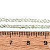 Transparent Glass Beads Strands EGLA-N028-01A-A02-5