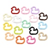 Spray Paint Alloy Spring Gate Rings AL-CBA9266-04-1