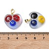 Handmade Lampwork Pendants LAMP-D006-02G-3