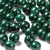 100Pcs 8mm Natural Malachite Round Beads DIY-LS0002-33-4