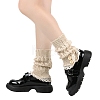 Acrylic Fiber Yarn Leg Warmers Socks PW-WGA9939-03-1