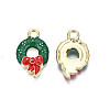Rack Plating Alloy Enamel Charms LS-ENAM-N055-167-3