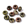 Natural Unakite European Beads G-N359-17A-03-1