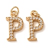304 Stainless Steel with Crystal Rhinestone Charms RB-CBA5270-11G-P-1