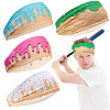 4Pcs 4 Colors Polyester Headbands for Women Girls OHAR-CN0001-05-1