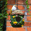 Resin Hanging Bird's Nests BIRD-PW0001-071-1-4