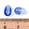 Baking Paint Transparent Glass Beads DGLA-N014-10E-3