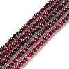 Natural Garnet Beads Strands X-G-F717-14-1