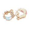 Alloy Glass Pendants FIND-K030-16G-2