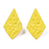 Spray Painted Iron Stud Earring Findings IFIN-N008-013D-2