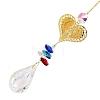 Hollow Alloy Hanging Ornaments HJEW-Q012-07F-2