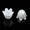 Spray Paint ABS Plastic Imitation Pearl Beads MACR-N013-001-6