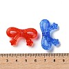 Transparent Crakle Acrylic Beads MACR-L010-03-3