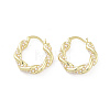 Brass Hoop Earrings EJEW-Q811-37G-1