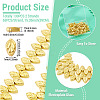 130Pcs 2 Strands Electroplate Glass Beads Strands EGLA-TA0013-56A-4