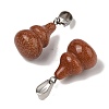 Synthetic Goldstone Pendants G-B127-03P-09-3