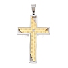 304 Stainless Steel Rhinestone Pendants STAS-B137-06GP-1