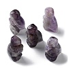 Natural Amethyst Carved Healing Dinosaur Figurines G-B062-07C-1