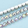 Brass Rhinestone Strass Chains CHC-T001-SS28-02S-1