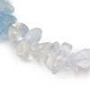 Natural Aquamarine Chips Beaded Stretch Bracelets for Women BJEW-TA00557-04-4