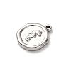 304 Stainless Steel Pendants STAS-I348-02P-03-2